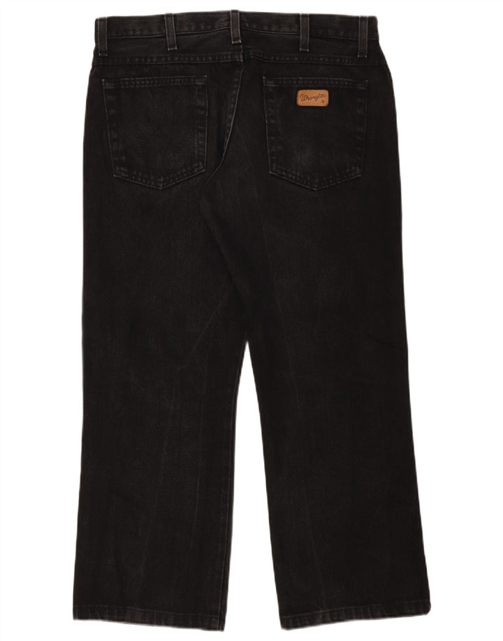 Wrangler Vaqueros Bootcut para Hombre W34 L27 Algodón Negro