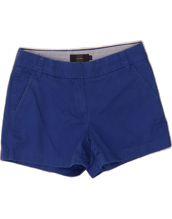 J. CREW Womens Chino Shorts US 4 Small W30  Blue Cotton Vintage J. Crew and Second-Hand J. Crew from Messina Hembry 