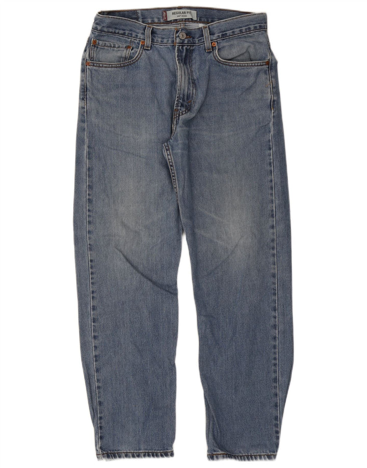 Levi's Vaqueros rectos de corte regular 505 para hombre W34 L30 Algodón azul