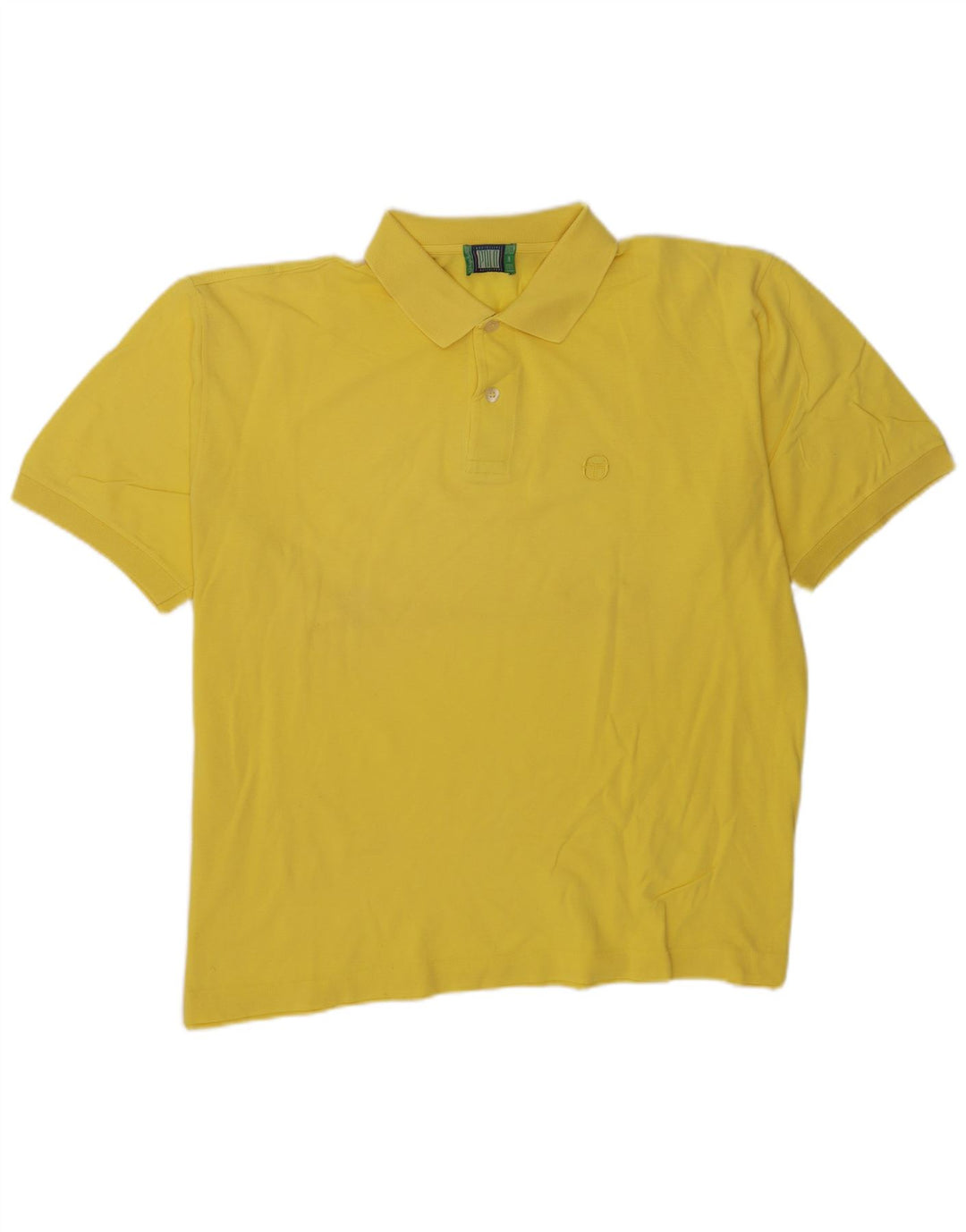 Sergio Tacchini Polo Hombre 2XL Algodón Amarillo