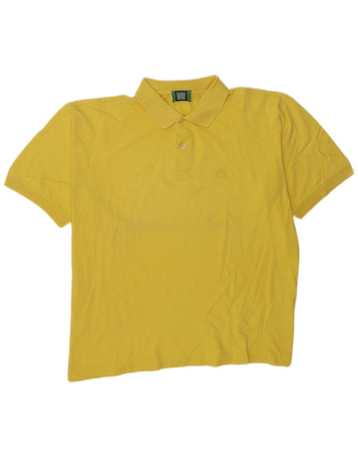 Sergio Tacchini Polo Hombre 2XL Algodón Amarillo