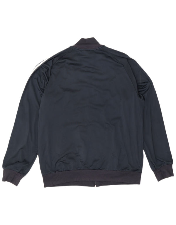 Adidas Mens Clima 365 Chándal Top Chaqueta Grande Azul Marino Poliéster