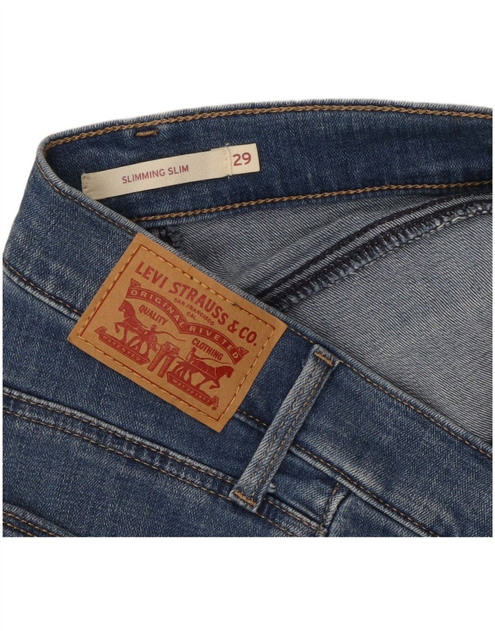 LEVI'S Vaqueros Slim Adelgazantes Mujer W29 L25 Azul