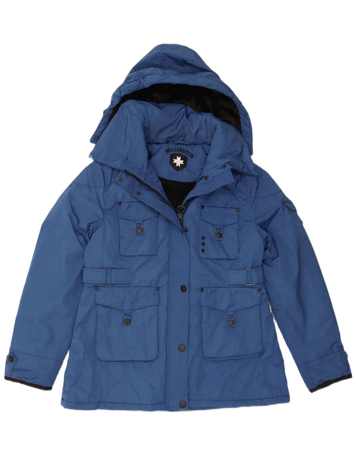 Wellensteyn Chaqueta acolchada con capucha para mujer UK 20 2XL Poliamida azul