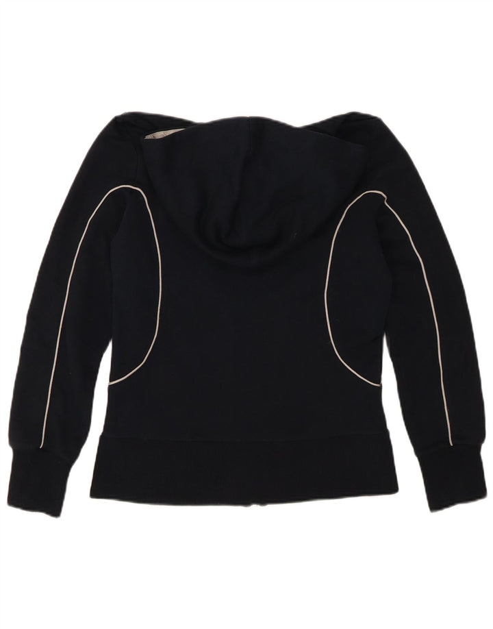 Puma Sudadera con capucha y cremallera para mujer UK 10 Small Azul marino