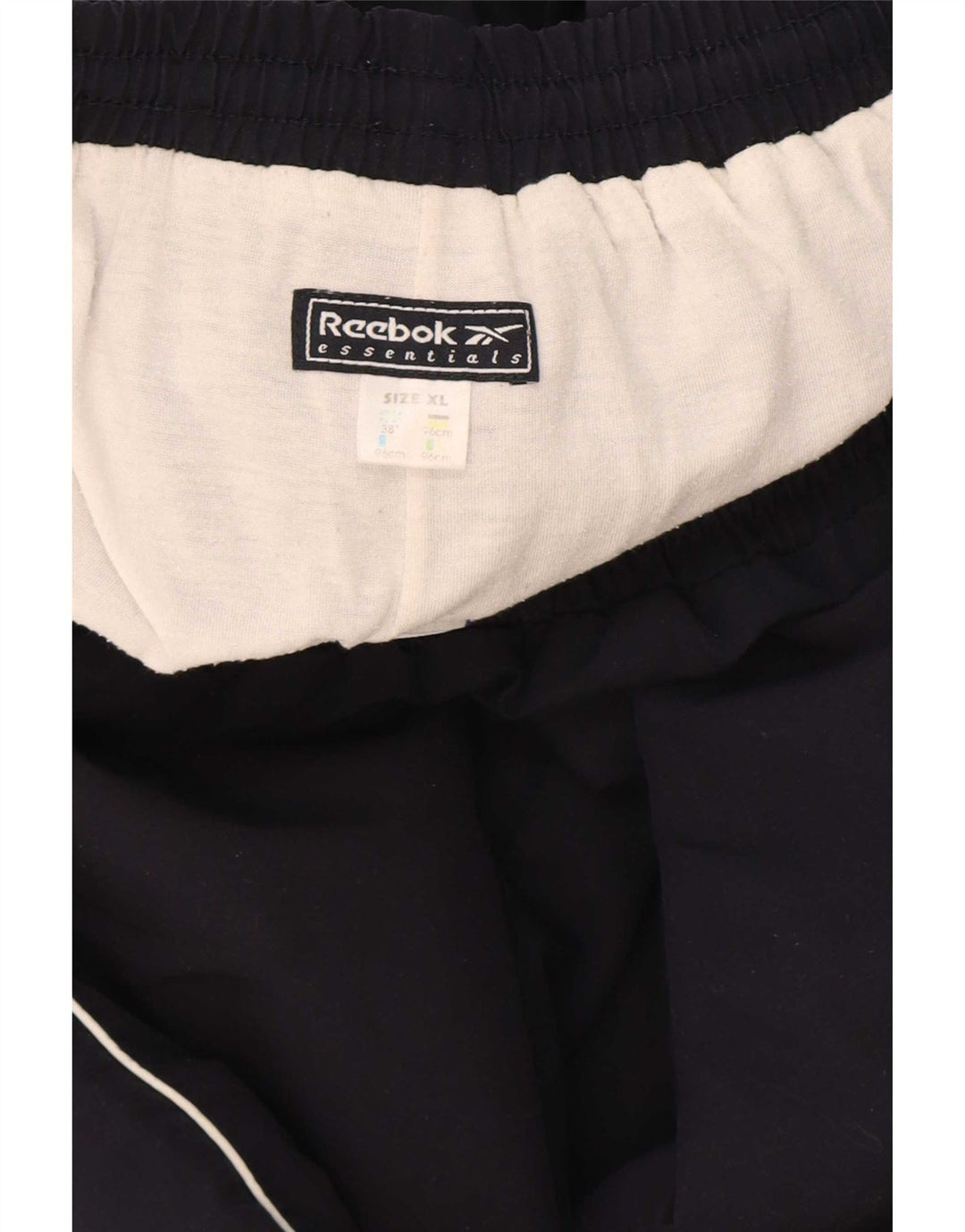 Pantalón de Chándal Reebok Hombre XL Azul Marino Poliéster