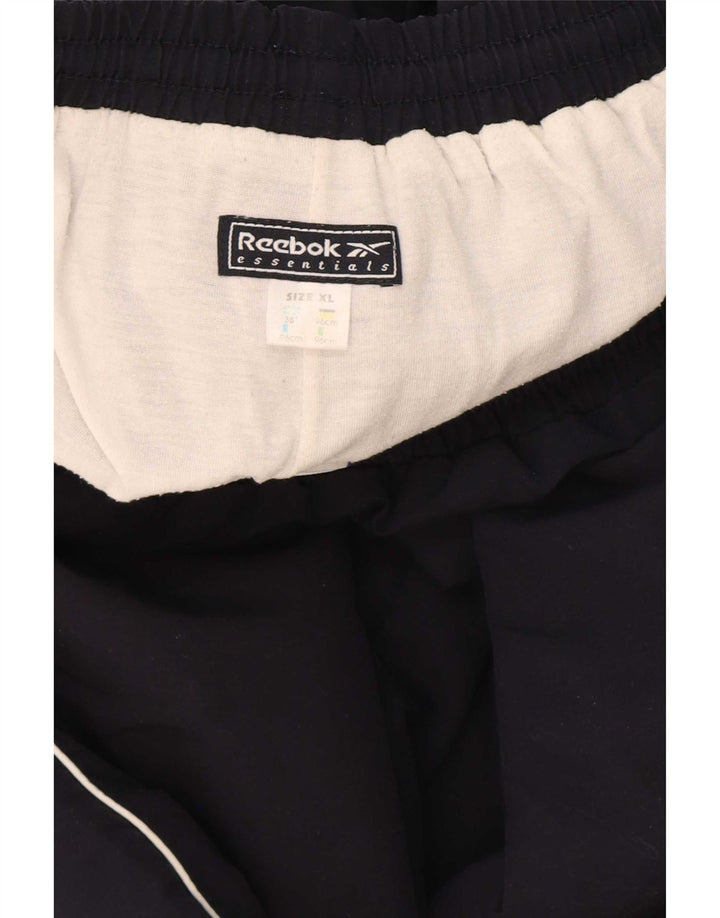 Pantalón de Chándal Reebok Hombre XL Azul Marino Poliéster