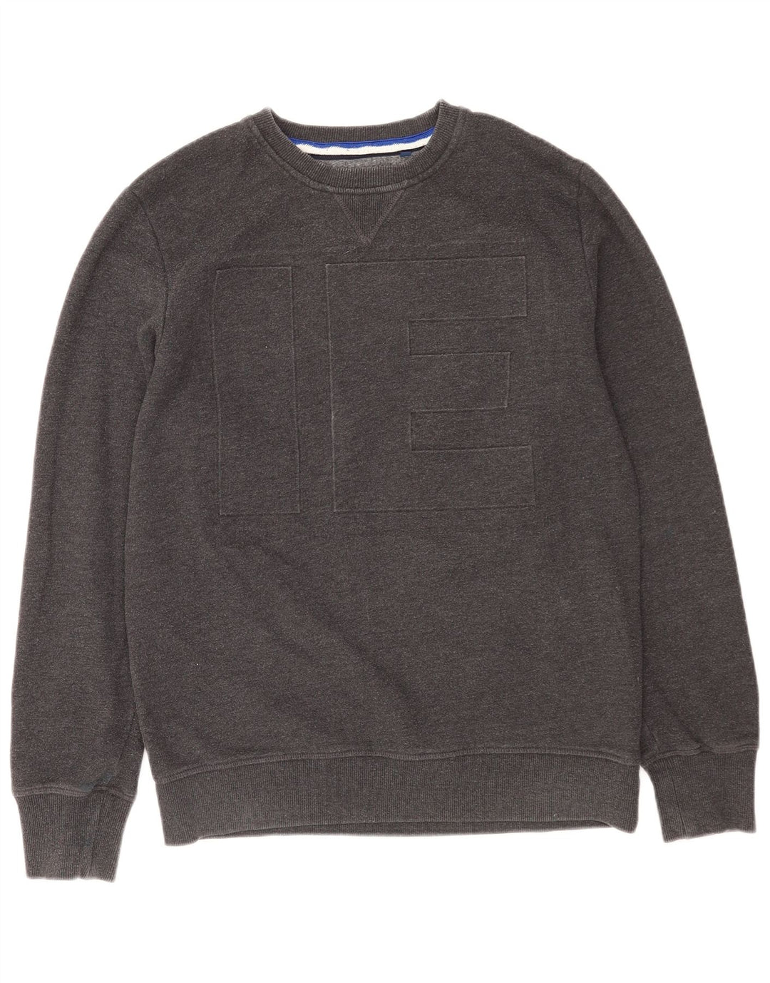 Superdry Sudadera con gráfico gráfico para hombre, jersey de algodón gris grande