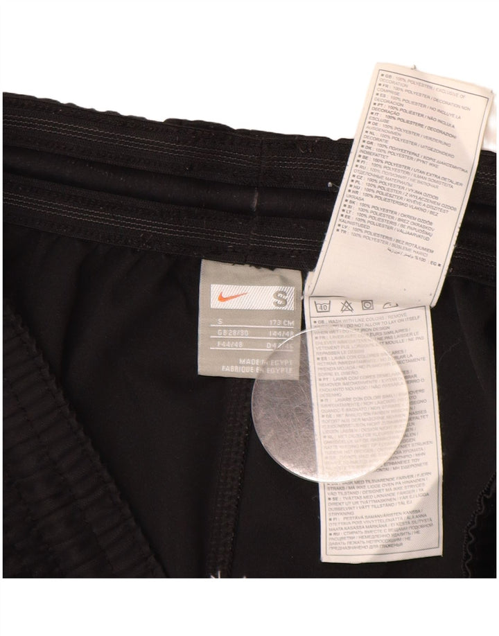 NIKE Pantalones cortos deportivos para hombre, talla pequeña, poliéster negro