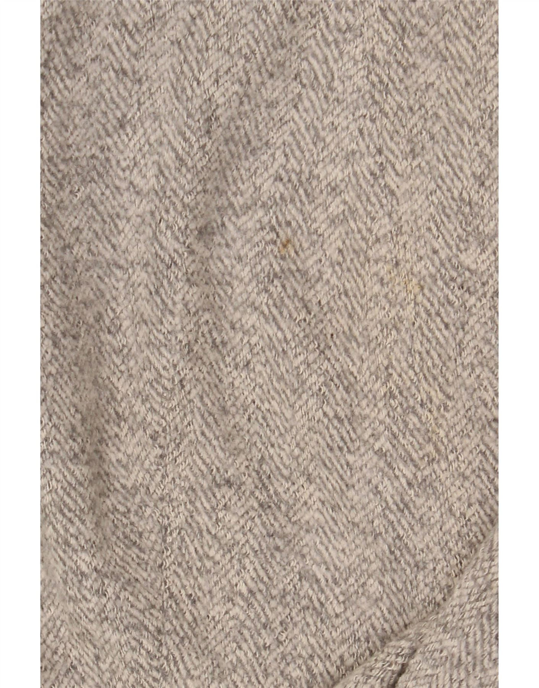 Zara Mujer Abrigo Reino Unido 42 Medio Beige Espiga Poliéster