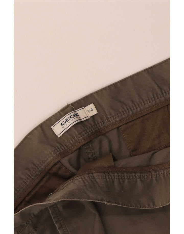 Geox Pantalones cortos chinos para hombre IT 54 2XL W36 Caqui