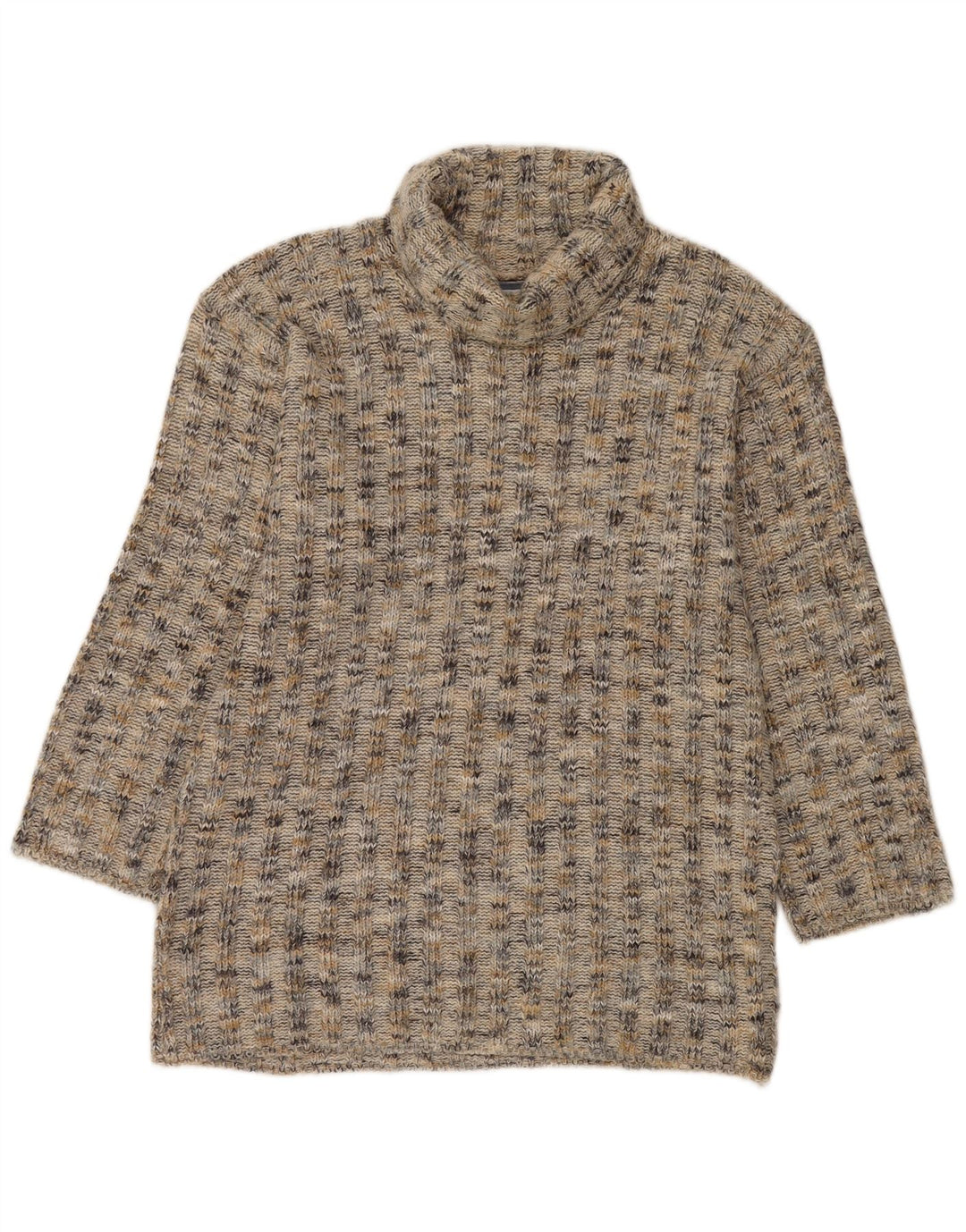 Onyx - Jersey con cuello vuelto para mujer, talla 40, talla grande, multicolor