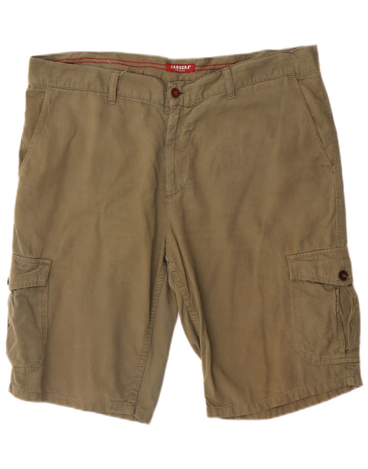 Carrera Pantalones cortos cargo para hombre W36 Algodón caqui grande