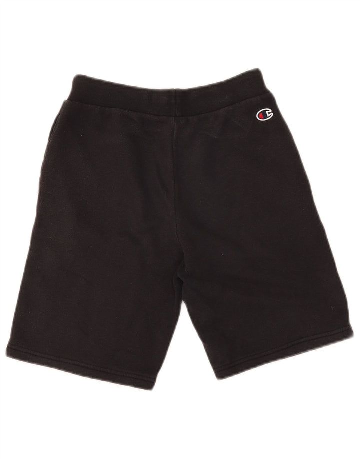 CHAMPION Pantalones cortos deportivos con gráficos para niños 9-10 años Negro