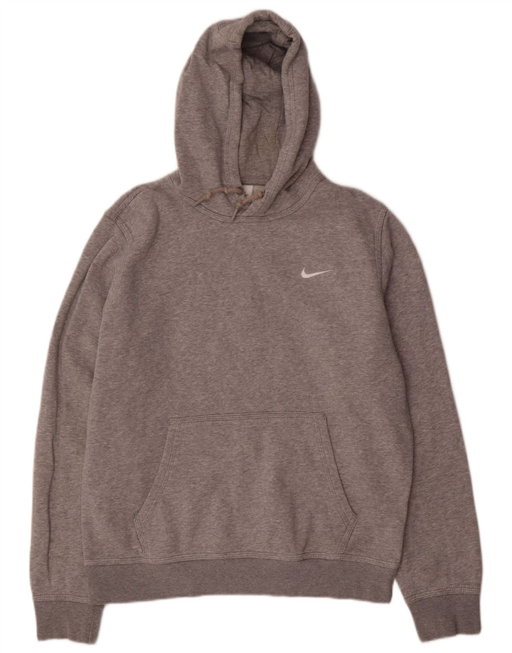Sudadera Con Capucha Nike Hombre Gris Medio