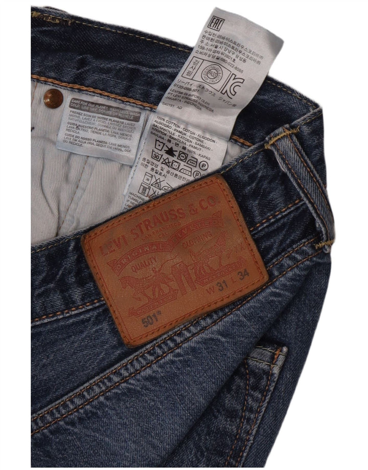 Levi's Hombre 501 Vaqueros Rectos W31 L34 Azul