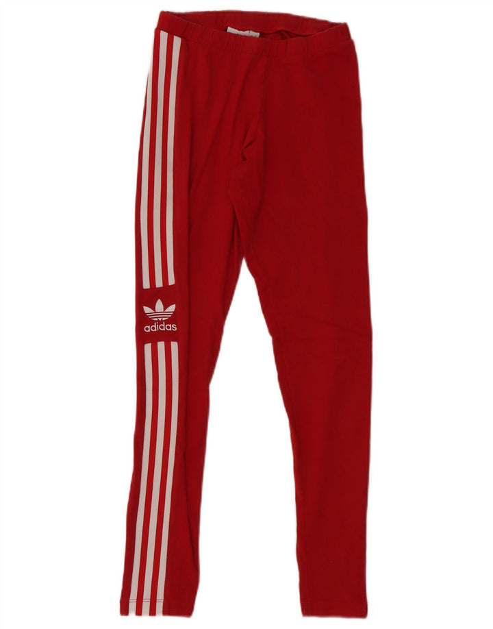 Adidas Leggings gráficos para mujer Reino Unido 8 pequeño algodón rojo