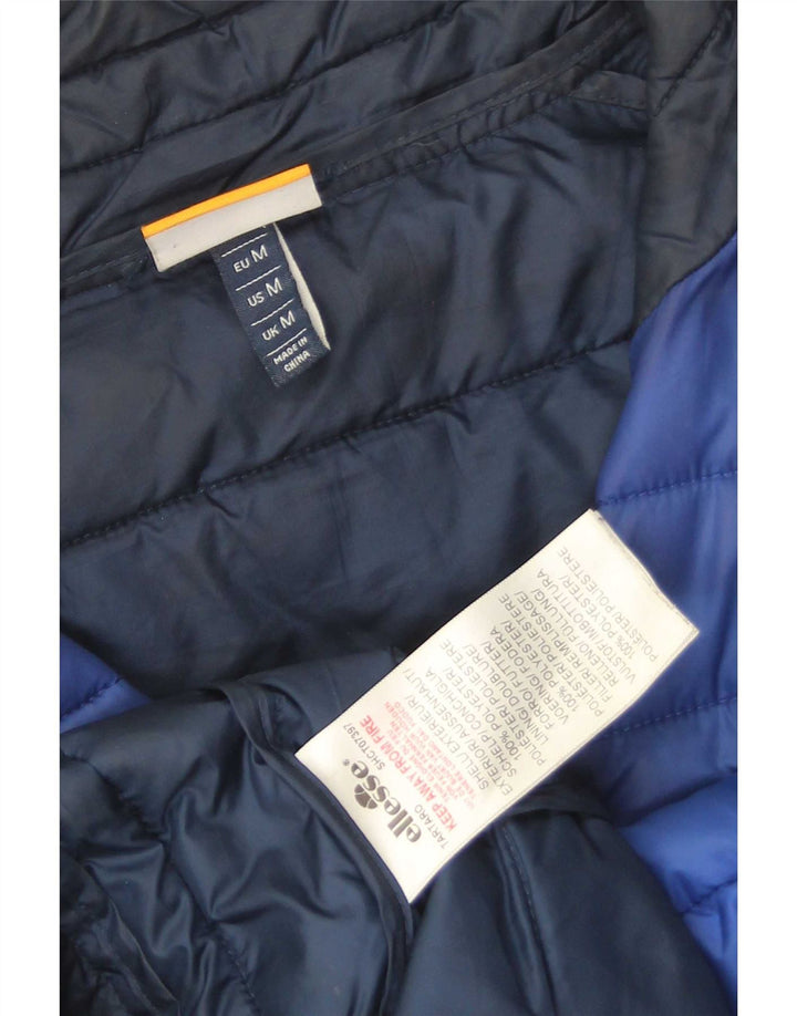 Ellesse Chaqueta acolchada para hombre ES 38 Poliéster color block azul medio
