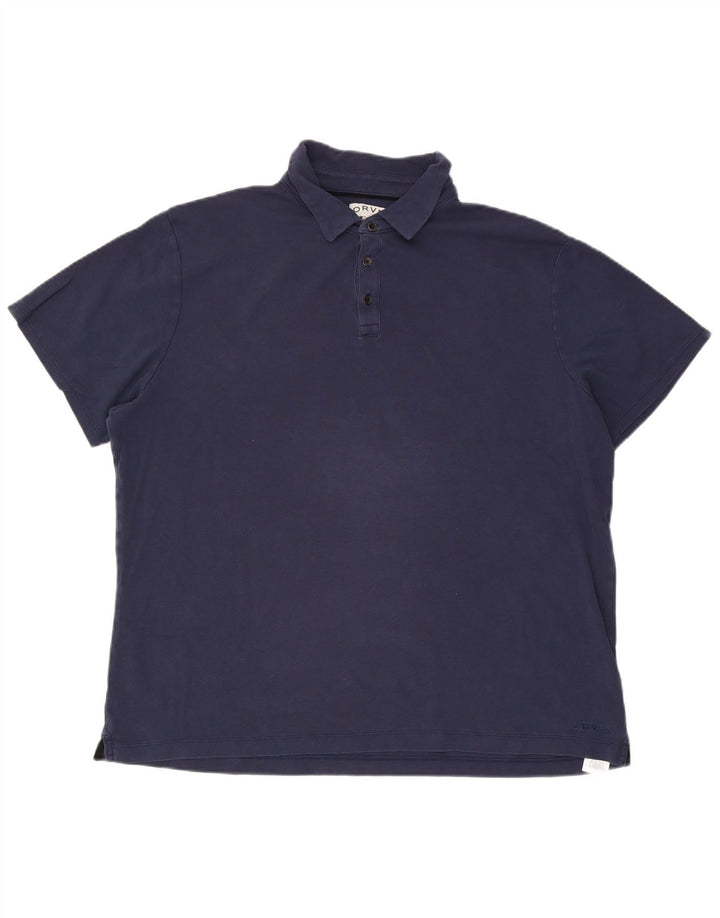 Orvis Polo Hombre 2XL Azul Marino Algodón