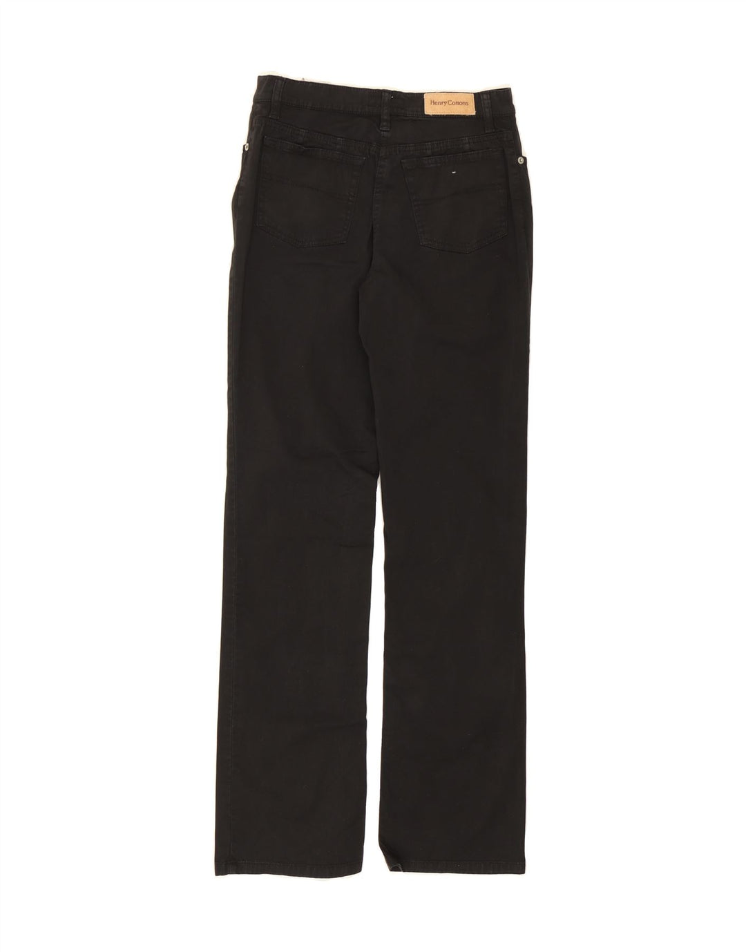 HENRY COTTONS Womens Regular Straight Jeans W29 L31 Black Vintage Henry Cottons and Second-Hand Henry Cottons from Messina Hembry 