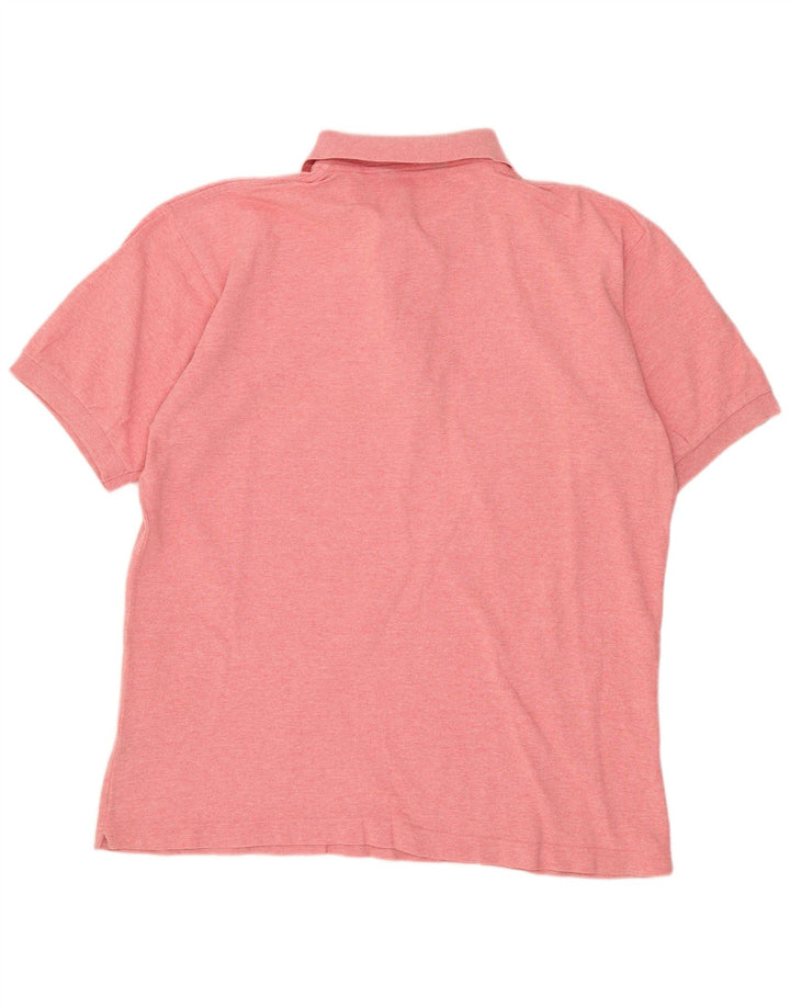 Polo Kappa Hombre Grande Rosa Algodón