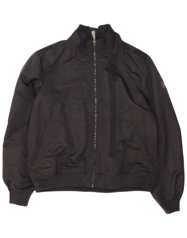 Cazadora Bomber Hombre Trussardi Jeans IT 58 4XL Negro Poliéster