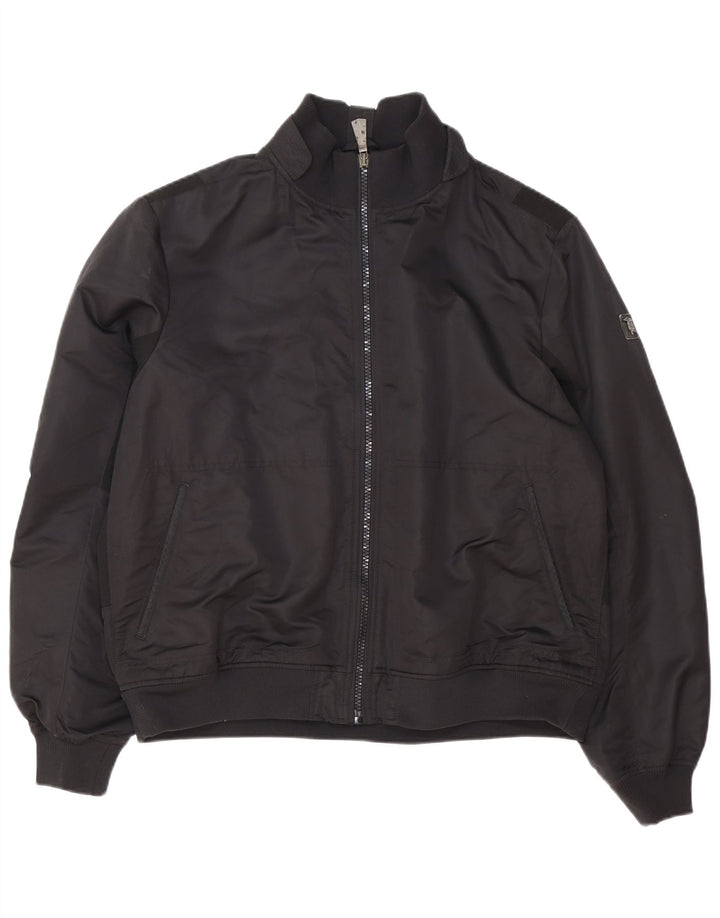Cazadora Bomber Hombre Trussardi Jeans IT 58 4XL Negro Poliéster