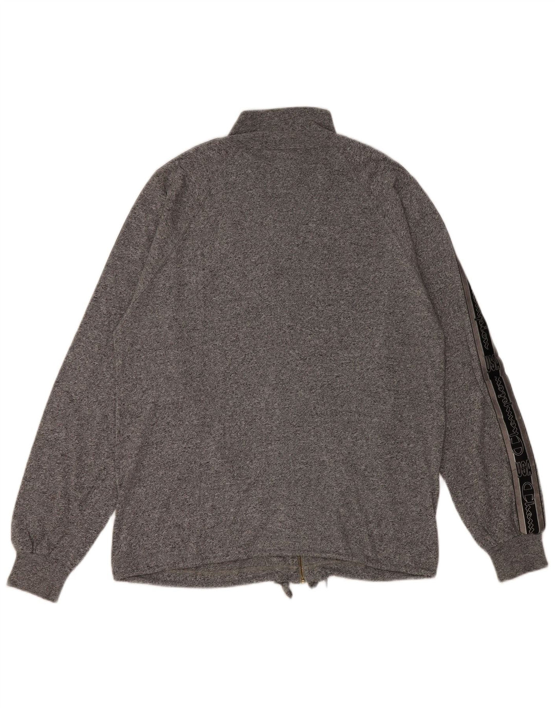 Champion Chaqueta De Chándal Con Gráfico Para Hombre Grande Gris Moteado