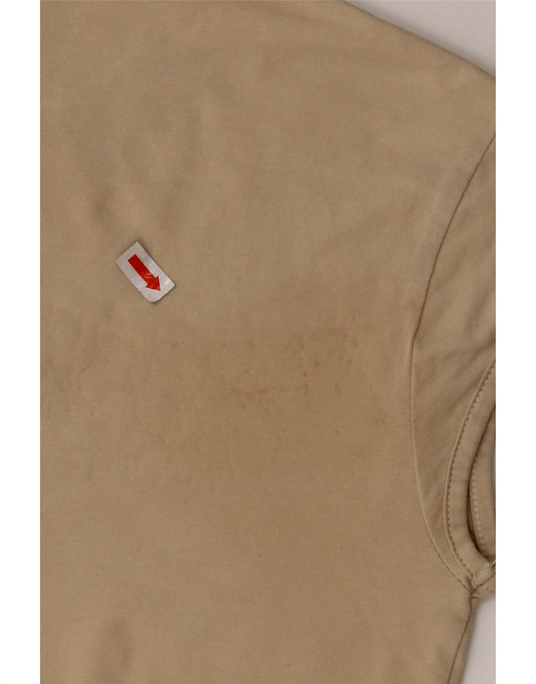 NIKE Camiseta corta para mujer UK 10/12 Medium Beige