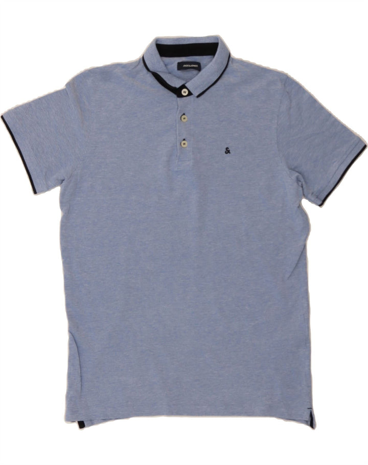 JACK & JONES Mens Polo Shirt XL Blue Cotton Vintage Jack & Jones and Second-Hand Jack & Jones from Messina Hembry 