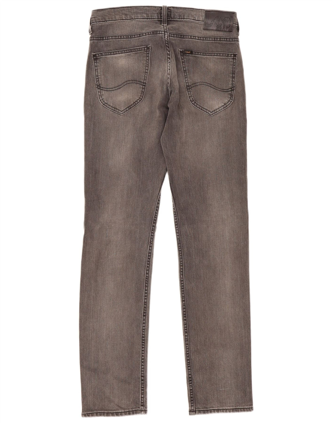 Vaqueros Lee Powell Slim para Mujer W30 L32 Algodón Gris