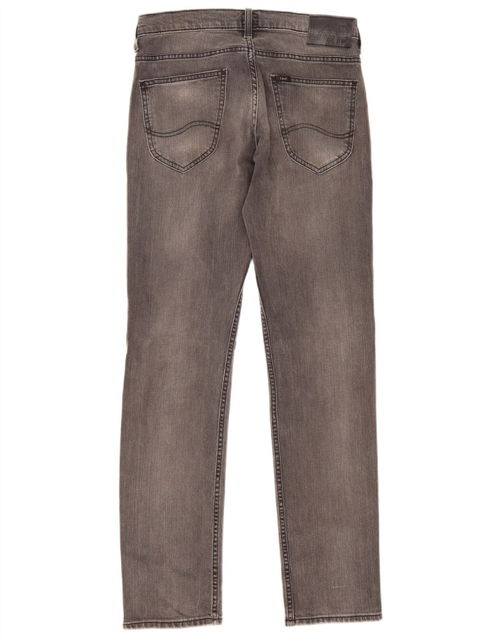Vaqueros Lee Powell Slim para Mujer W30 L32 Algodón Gris