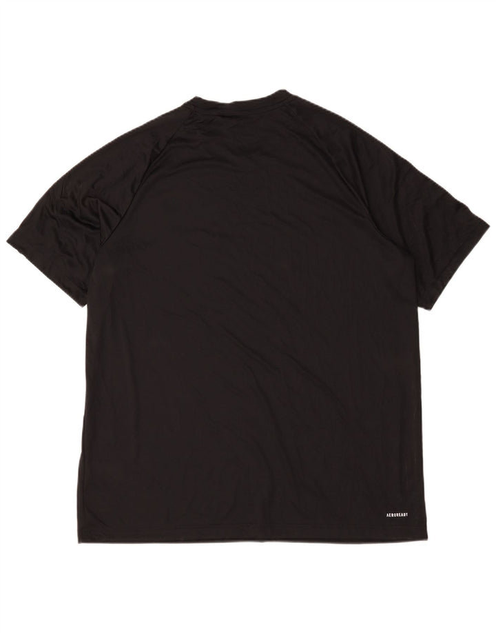 Adidas Hombre Aeroready Camiseta Top XL Negro Poliéster