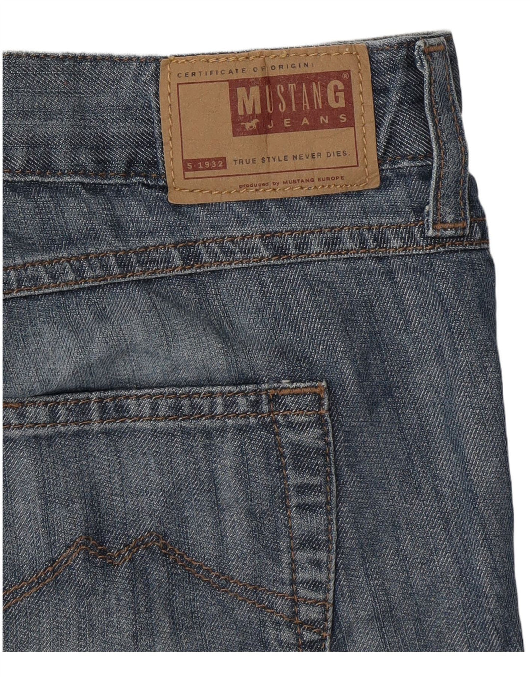 MUSTANG Shorts Vaqueros Mujer W31 Algodón Azul Medio