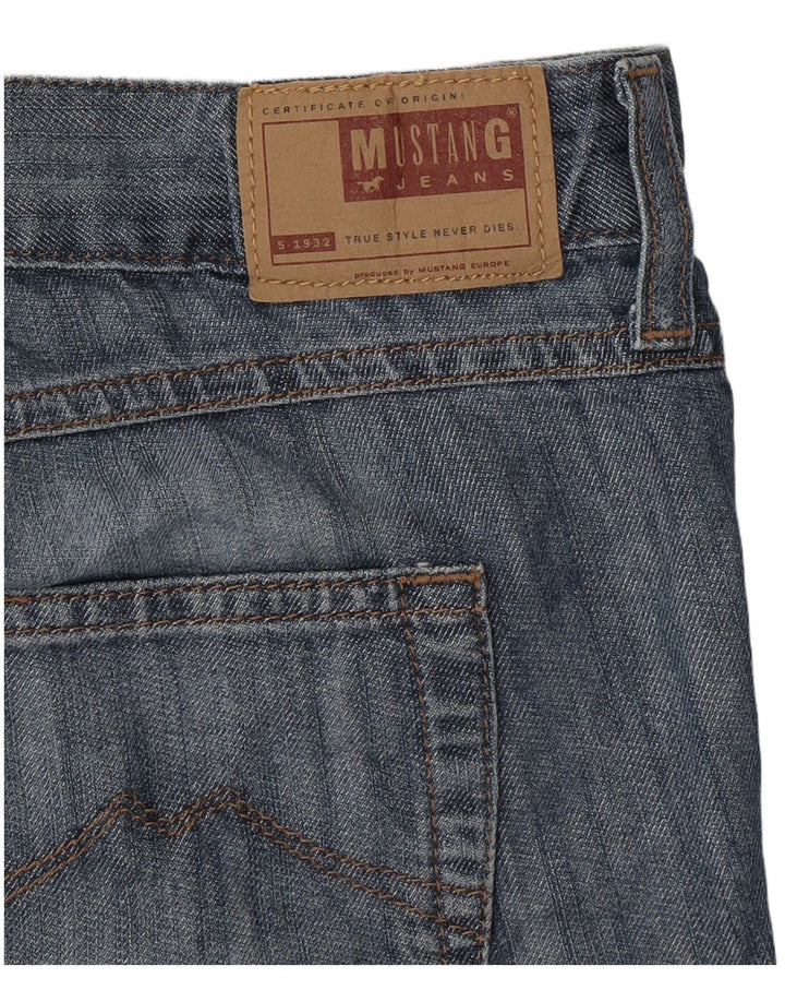 MUSTANG Shorts Vaqueros Mujer W31 Algodón Azul Medio