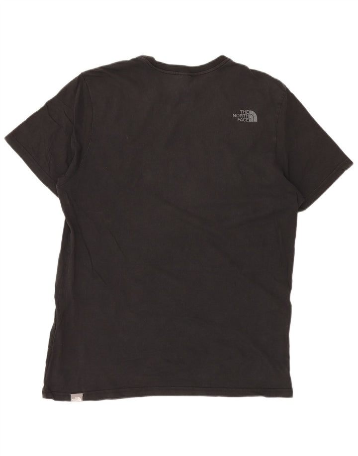 THE NORTH FACE Camiseta gráfica para hombre Top grande de algodón negro