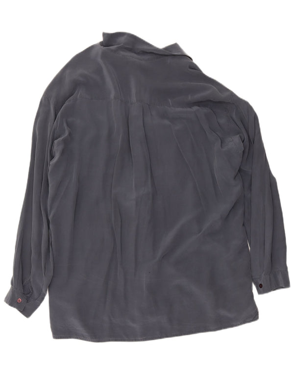ELENA MIRO Vestido camisero extragrande para mujer IT 45 Seda gris grande