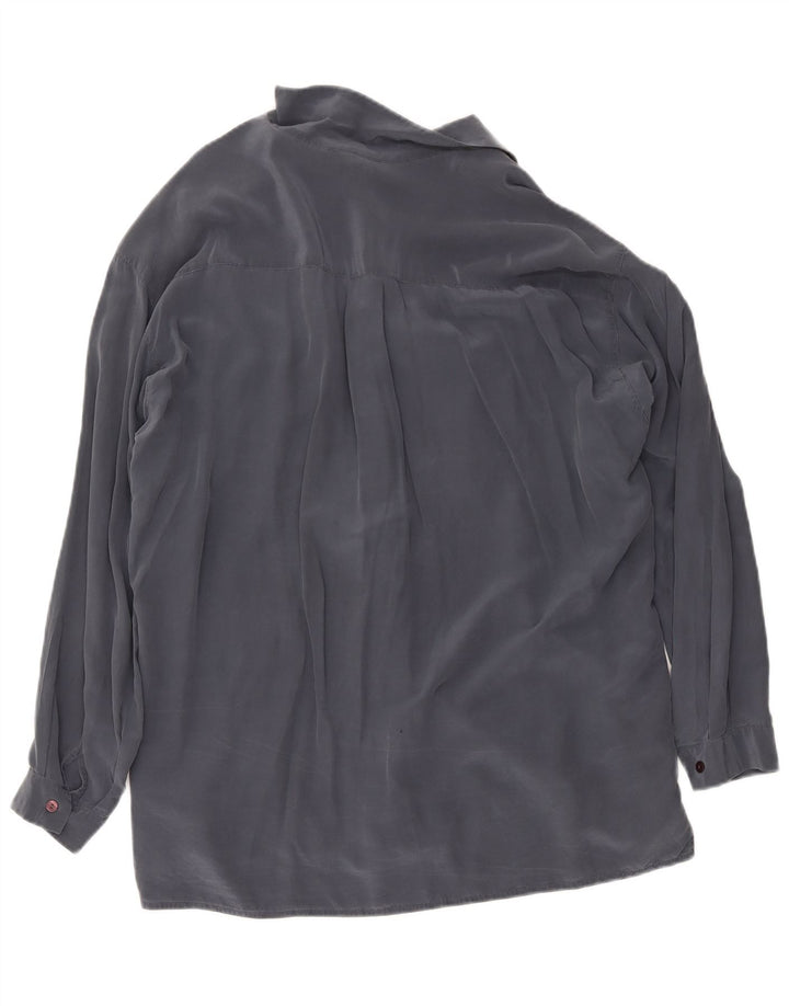 ELENA MIRO Vestido camisero extragrande para mujer IT 45 Seda gris grande