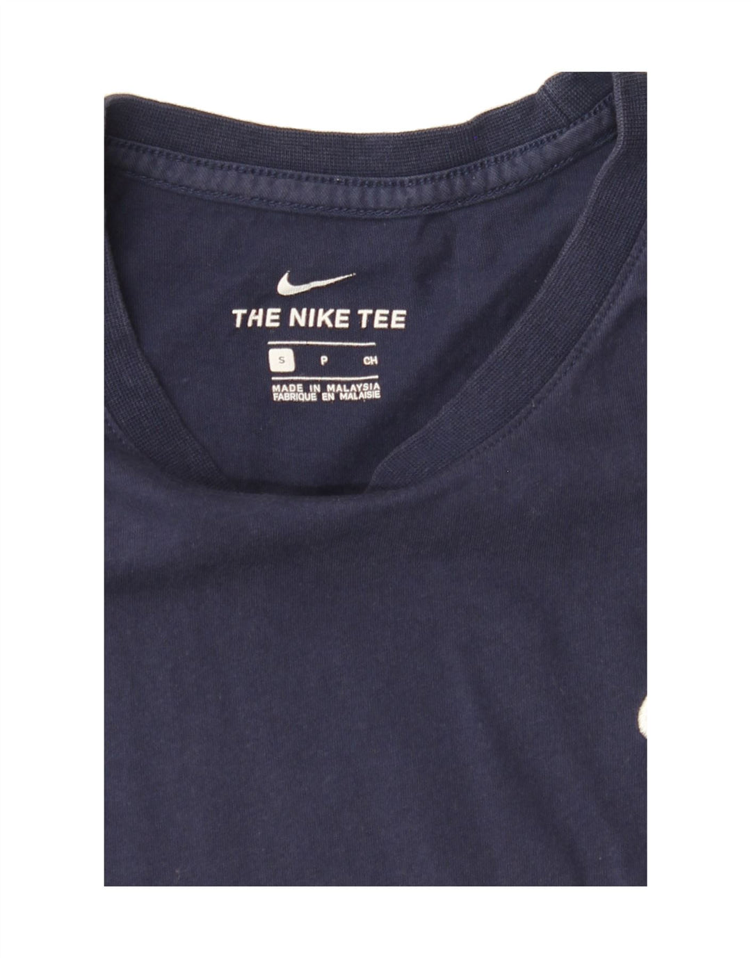 NIKE Mens T-Shirt Top Small Navy Blue Vintage Nike and Second-Hand Nike from Messina Hembry 