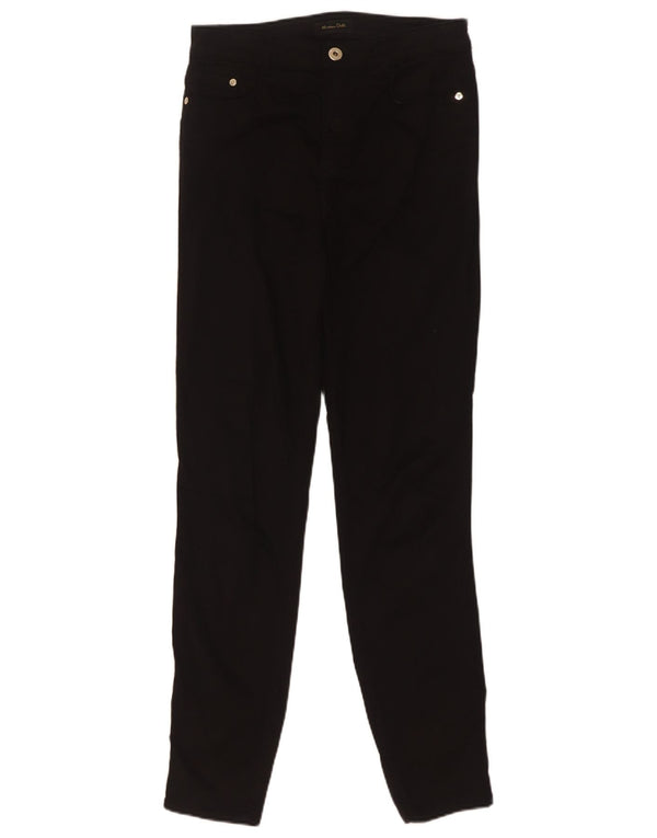 Massimo Dutti Pantalones Casuales Pitillo Mujer EU 38 Small W28 L30 Negro