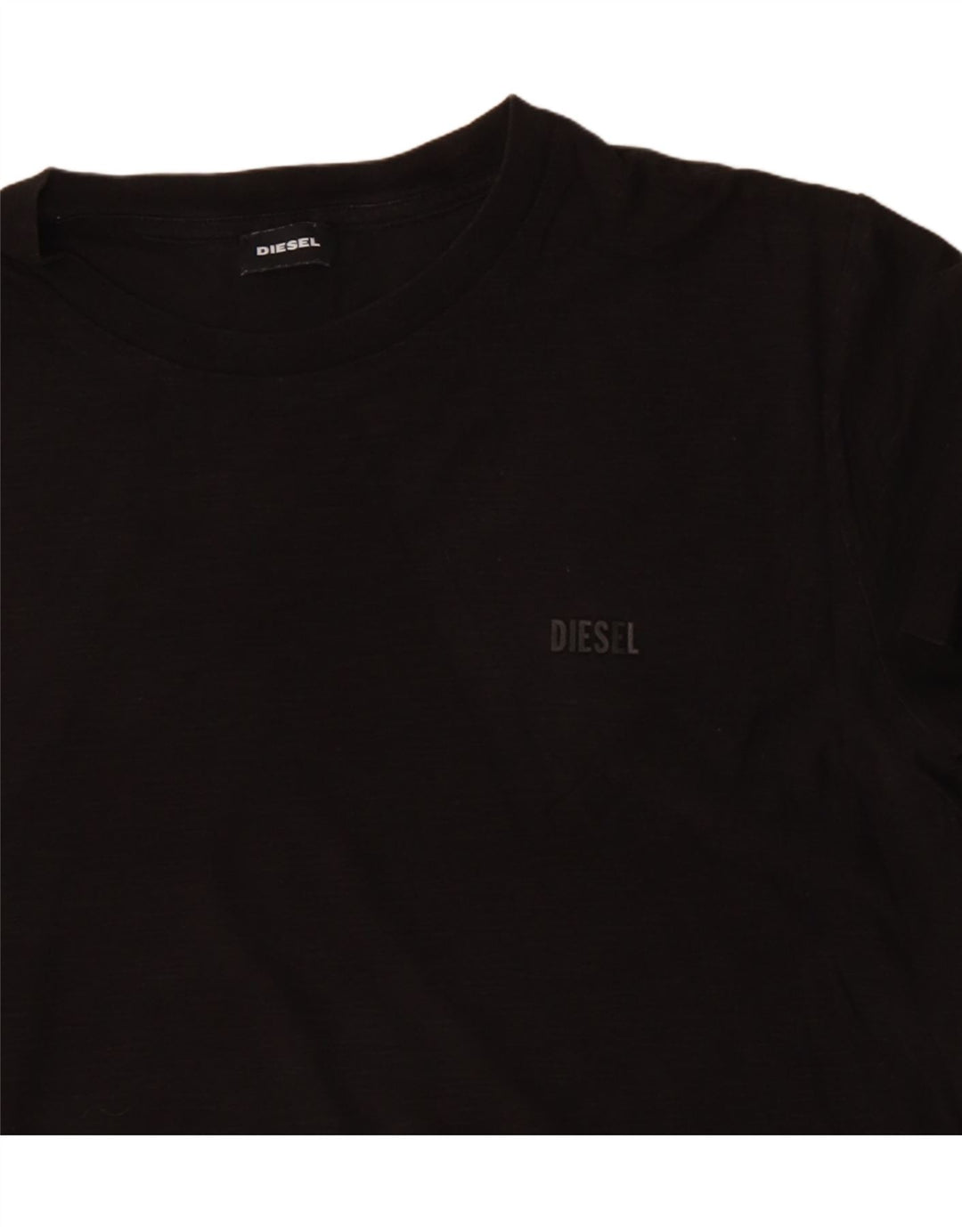 DIESEL Camiseta Top Grande de Algodón Negro para Hombre