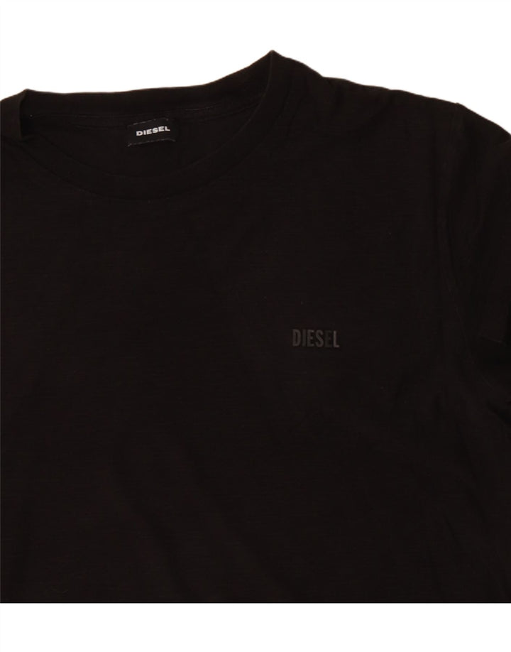 DIESEL Camiseta Top Grande de Algodón Negro para Hombre