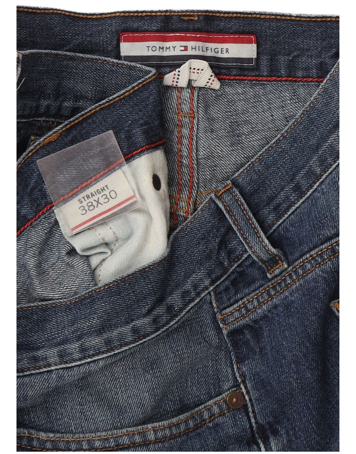 Tommy Hilfiger Vaqueros rectos para hombre W38 L30 Azul