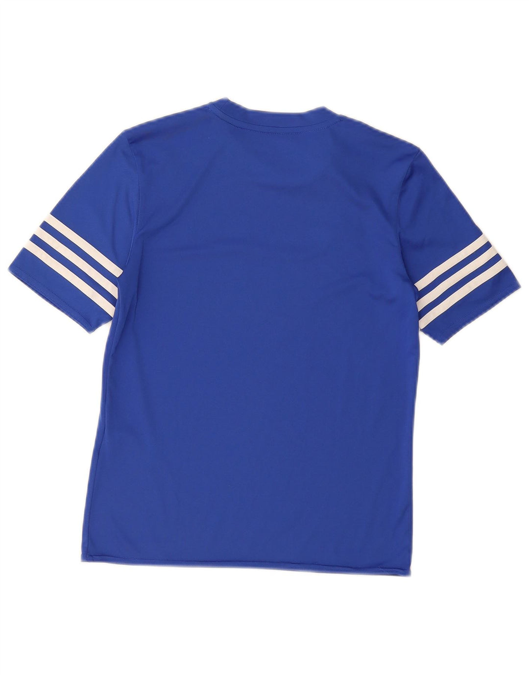 Adidas Boys Climalite Camiseta Top 11-12 años Grande Azul Poliéster