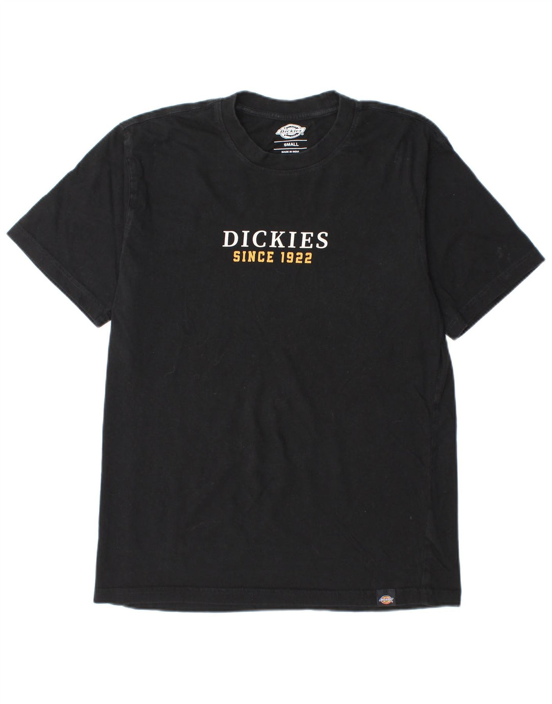DICKIES Camiseta gráfica para hombre Top pequeño de algodón negro