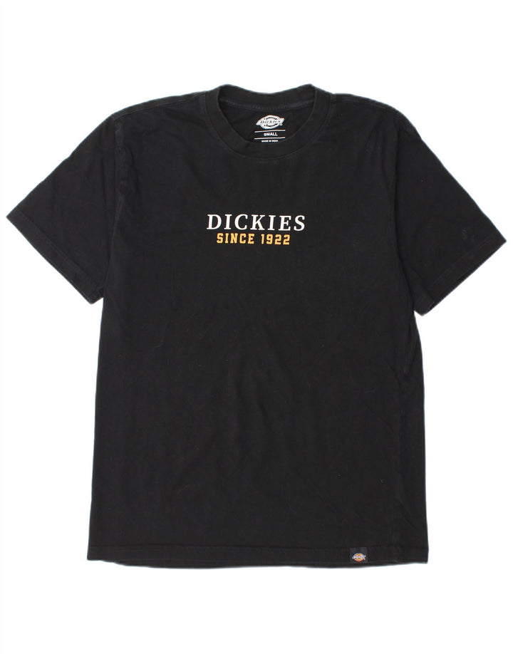 DICKIES Camiseta gráfica para hombre Top pequeño de algodón negro