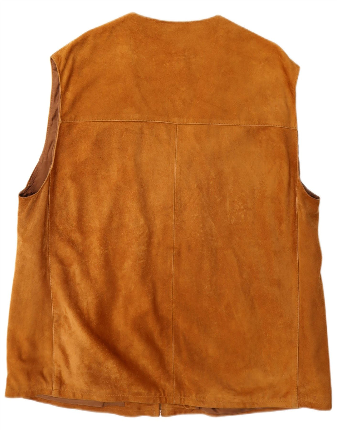 Vintage hombres ante Gilet Reino Unido 40 marrón grande