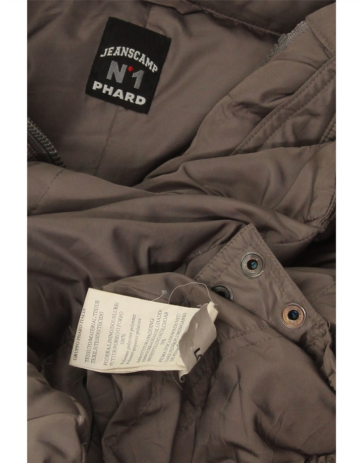 Abrigo acolchado para mujer Phard UK 44 Poliéster gris medio