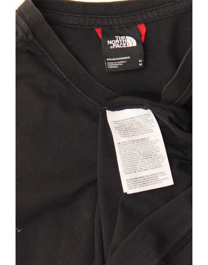 The North Face Camiseta gráfica para hombre Top Medium Black Cotton