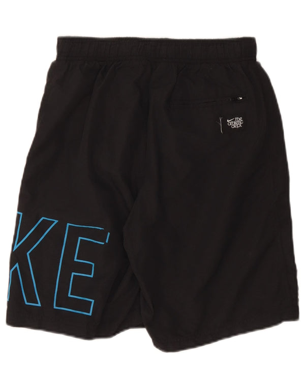 Nike Mens Graphic Sport Shorts Small  Black Nylon